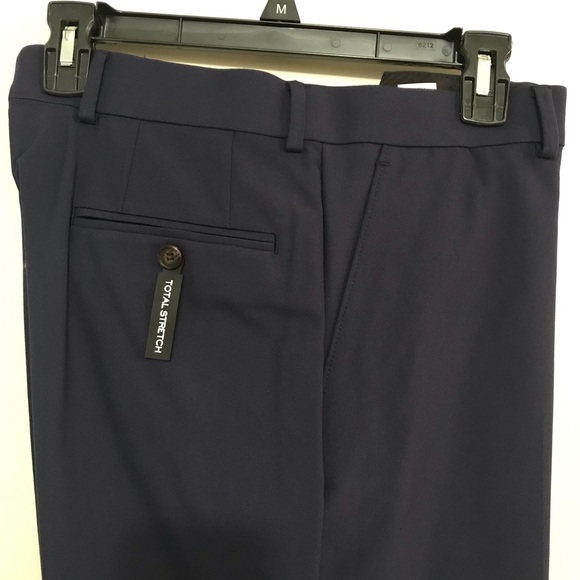 Ralph Lauren Navy Total Stretch Slim Fit Pants - Picture 3 of 3